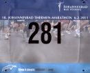 Startnummer 18. Bad F�ssing Marathon 2011