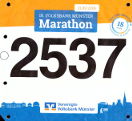 Startnummer 15. M�nster Marathon 2016