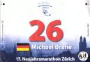 Startnummer 17. Neujahrsmarathon Z�rich 2022
