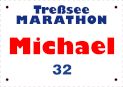 Startnummer Tre�see Marathon 2023
